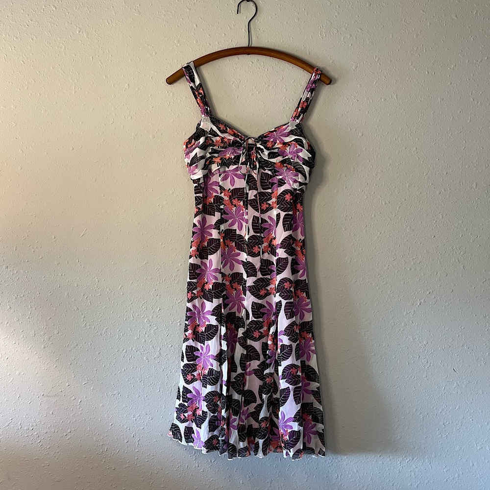 Alfani Floral Silk Sundress